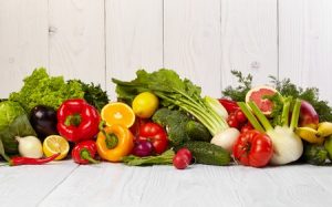 Fruits and vegetables